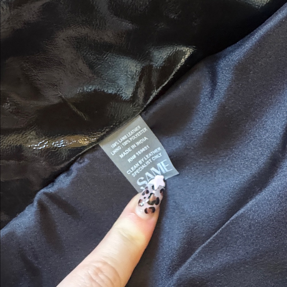 Same Leather Wrap Cape - image 7